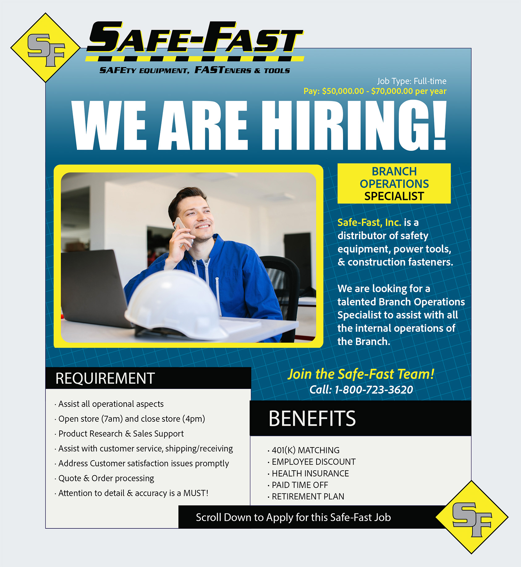 Safe-Fast is Hiring
