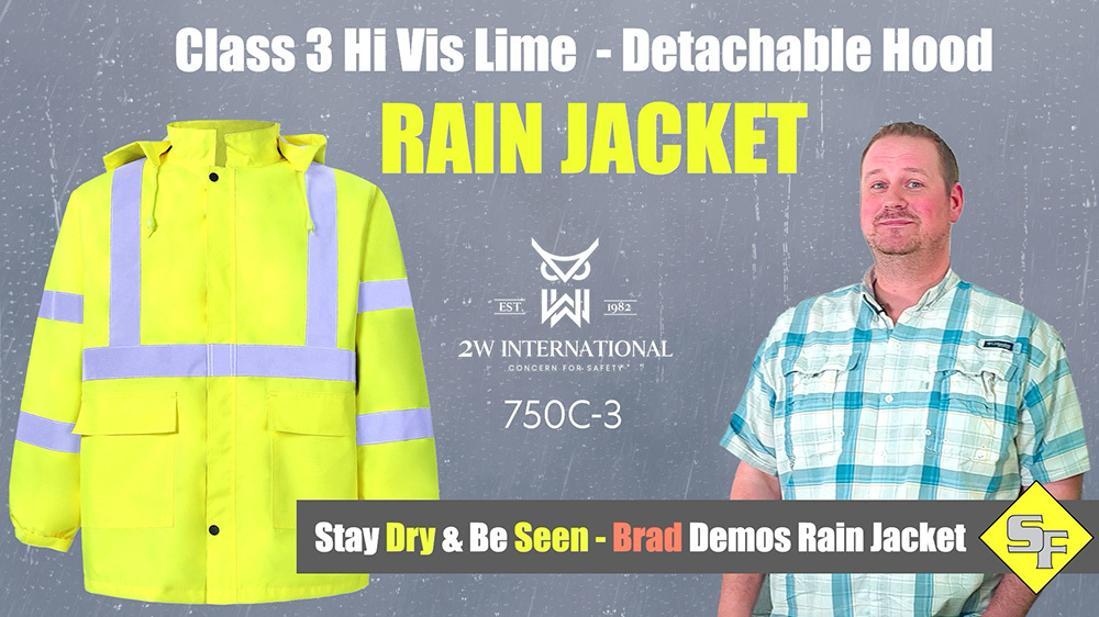 HI Vis Rain Jacket