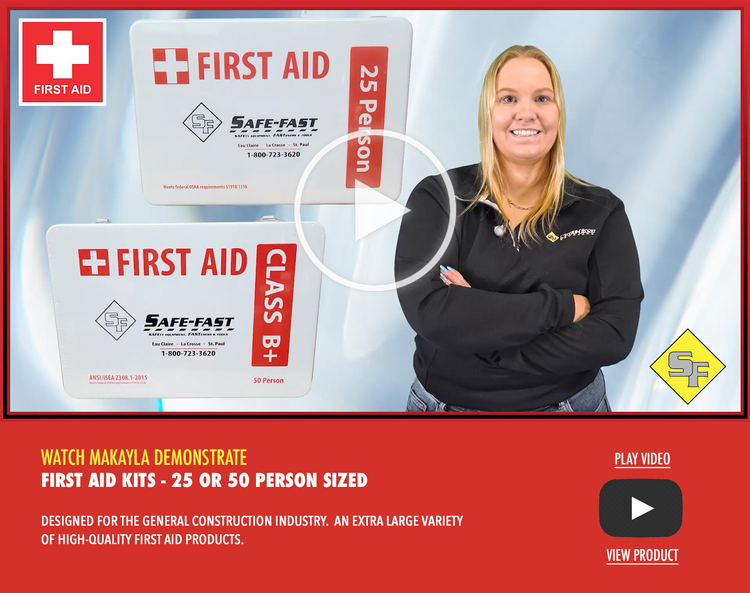 Watch Makayla demonstrate First Aid Kits
